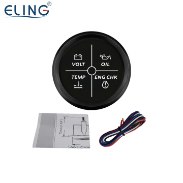 ELING 52mm 2'' 4LED Alarm Gauge Set for Car and Trucks