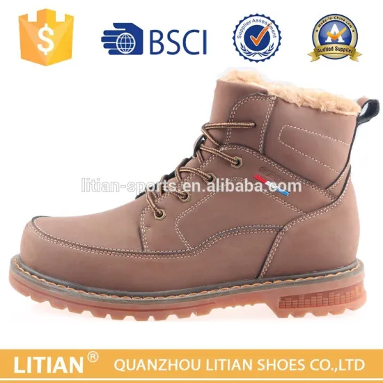 2015 new style wholesale used leather boots shoes for men