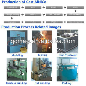 PERMANENT CAST ALNICO MAGNETS