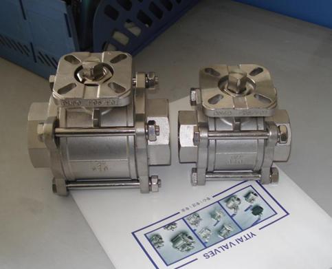 3PC Ball Valve with Moutain