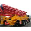 second hand pump truck 37m with ISUZU chassis