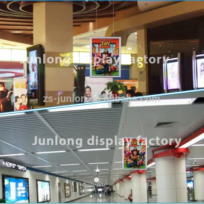 Double 18x24 Movie Poster Led Light box Display Frame Store Advertising Sign Ads Photo