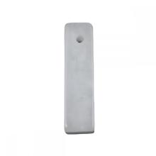 Rectangle White Jade Pendant for DIY Making Jewelry Necklace Earrings 6X6X25MM Cuboid Stone Beads