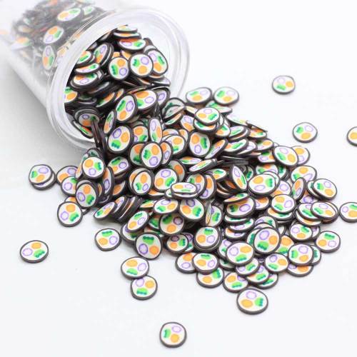 New Arrival Sushi Style Cute Round Polymer Clay Slices 500g/bag Fashion Nail Art Stickers 5mm Pretty for Nail Art or Slime DIY