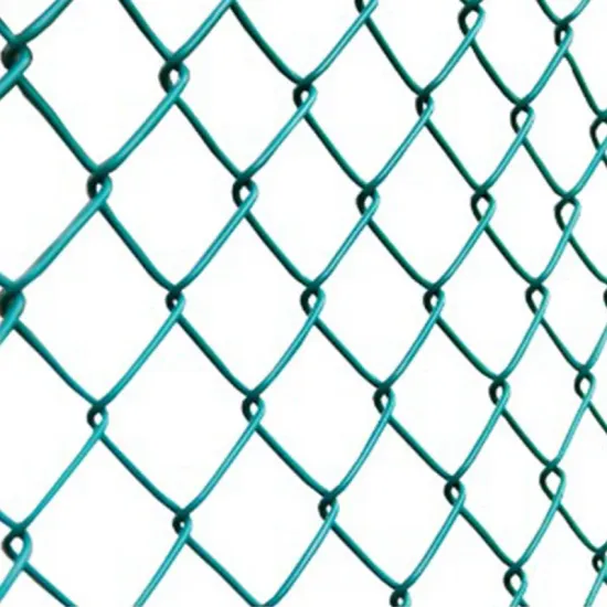 Chain Link PVC Coated and Galvanized Metal Mesh