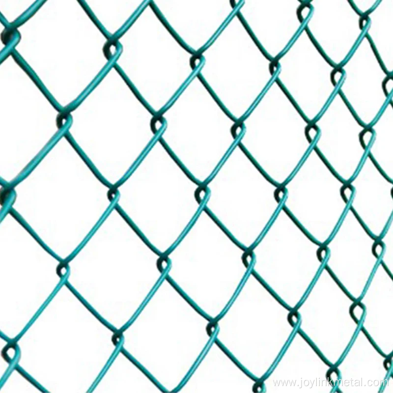 Chain Link PVC Coated and Galvanized Metal Mesh