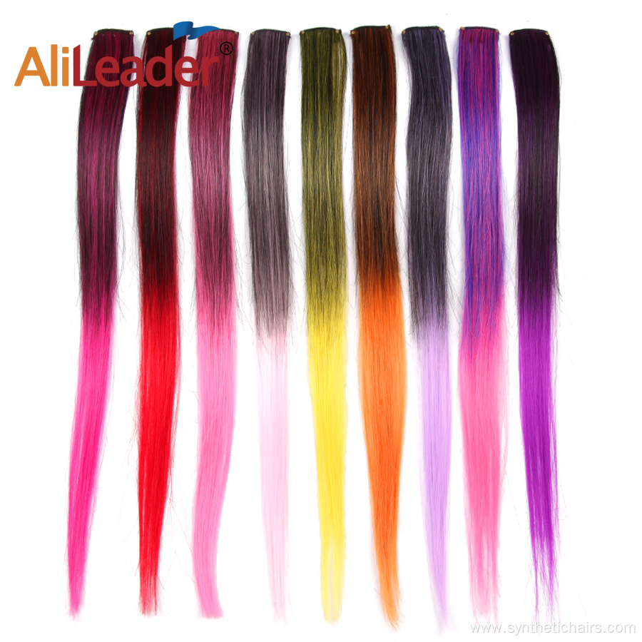 Single Synthetic Clip In One Piece Hair Extension