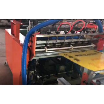 PP tejido formando la formación de la máquina de cortar y coser