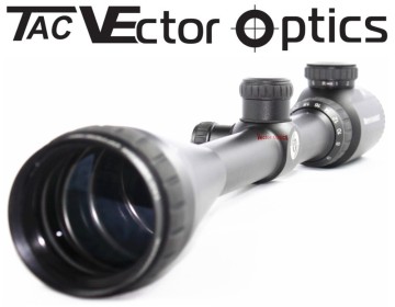 TAC Vector Optics Warrior 6-24x50AOE Riflescope 1" Monotube Range Finder Reticle
