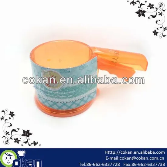 Plastic Flour Sifter,kitchen tool CK-S062