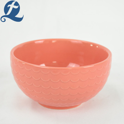 Großhandel benutzerdefinierte billige Nudelsuppe Keramik Salatschüssel