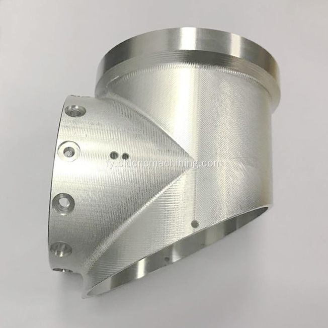 Oanpaste CNC Machining fan Aluminium Tee Joint