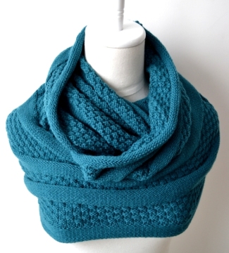Acrylic Knitted Shawl (12-BR201812-1)