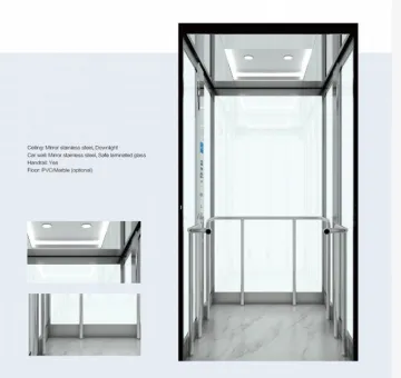 Safe Laminated Glass Elevator Car