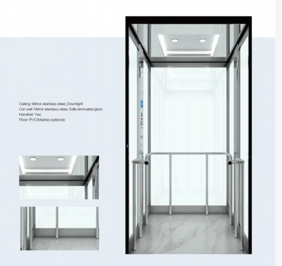 Safe Laminated Glass Elevator Car