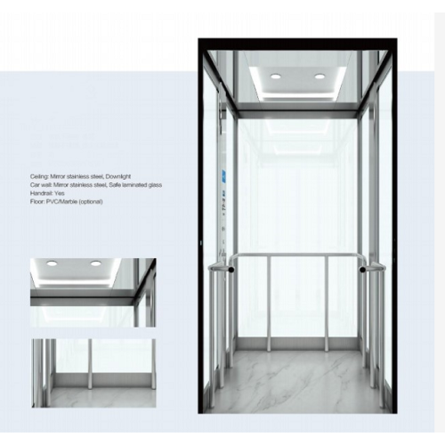 Safe Laminated Glass Elevator Car