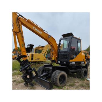 Global Three-Year Warranty High-Quality Used Wheel Excavator JG75S for Sale