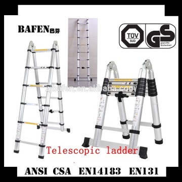 telescopic moveable ladders aluminium