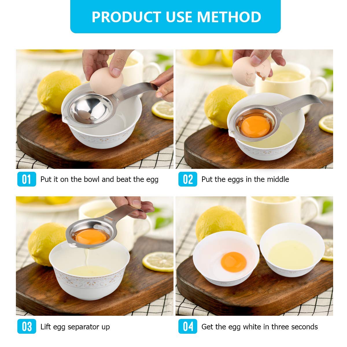 Stainless Steel Egg Separator