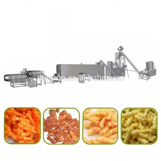 150kg/h Fried Automatic Twist Snack Machine Cheetos machine NikNaks extruder