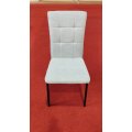 Silla de comedor moderno de tela ligera y liviana