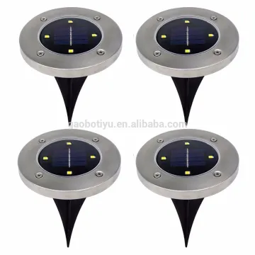 2017 Hot Sale 4 LED Solar Powered Outdoor Recessed Garden Light