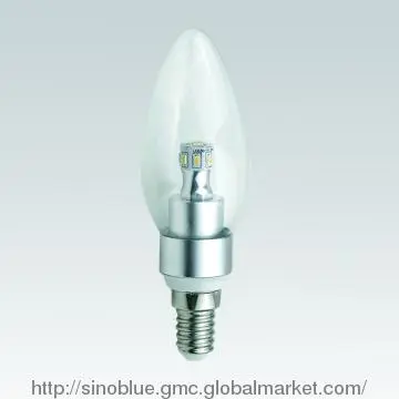 360 degree 6W LED candle lamp