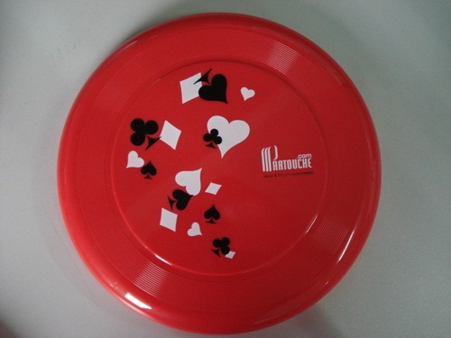 Kustom 9 inci plastik Frisbee - Silkscreen Percetakan