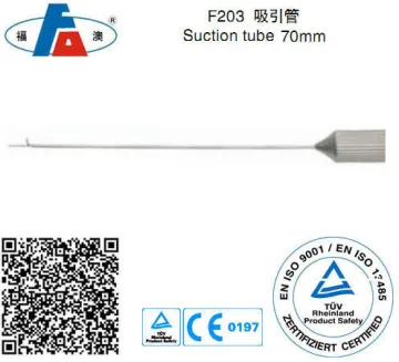 Ear suction tube, Ear instruments