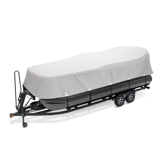 Durable Trailerable Marine Boat Cover: High-Quality Custom Logo Boat Cover for Pontoon Boats