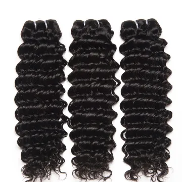 Wholesale unprocessed human hair bundles 28 inch deep wave 100% virgin brazilian human hair bundles with closure