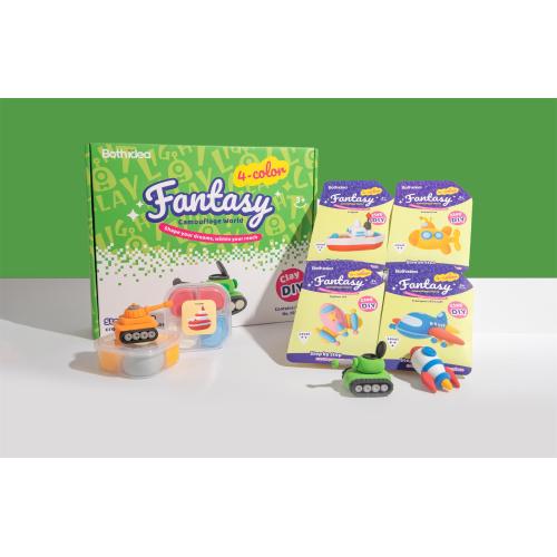 Ультралегкая детская нетоксичная цветная глина.