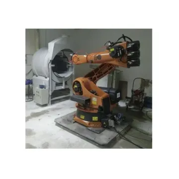 Six-axis casting shell making robot
