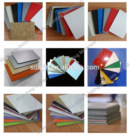 NANO waterproof panel board/aluminum composite panel (acp)manufacture