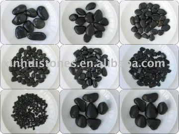 black pebble stone
