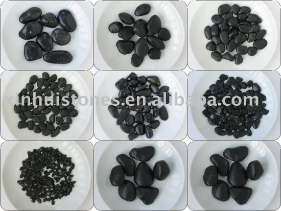 black pebble stone
