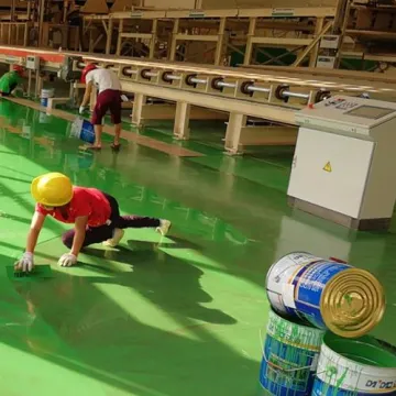 Pearly-lustre epoxy resin flooring anti - slip garage floor paint