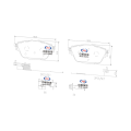 Pads bireega dambe ee Dongfeng Fengxing CM 7