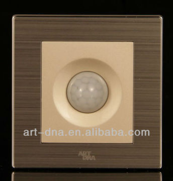 PIR switch with fire protection outlet for energy saving lamp