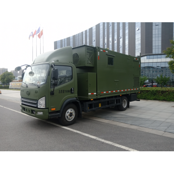 Chinese brand Instrument truck EV with generator used for UAV equipment detection and testing operations