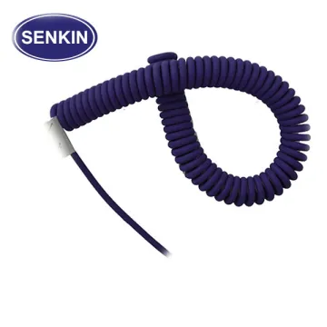 Tinned Copper PU TPU 2.5mm Spiral Cable