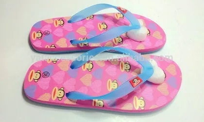 Girls Flip-flop Sandals With PVC Upper And PE Sole