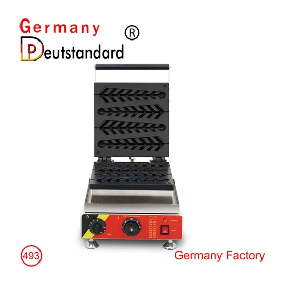 Commercial Christmas tree-shaped waffle lolly waffle