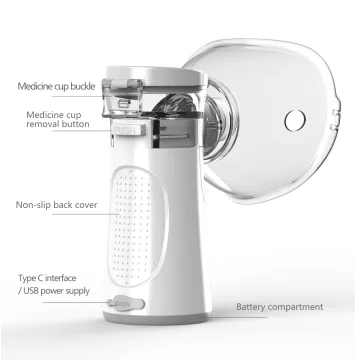 2021 new mesh nebulizer masks Mini ultrasonic  atomizer children r and handheld nebulizer atomizer face  atomizer sprayer