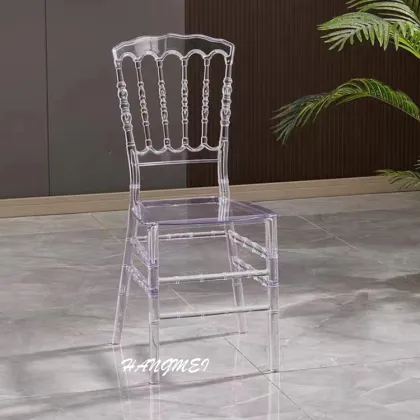 China Factory Wholesale Popular Resin Integral Wedding Hall Crystal Chair
