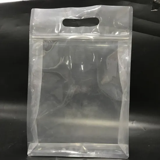 Transparent Box Pouch with Zipper