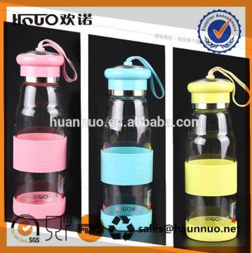 2015 new glass water bottle cheap price pronotion gift