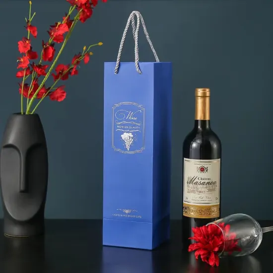 Wholesale red wine packaging gift box