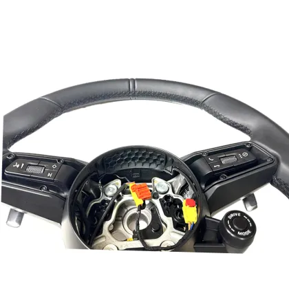 Customized Alcantara Fabric Cover for Porsche Steering Wheel