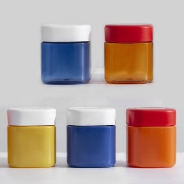 Custom Color 580ml Square Plastic Body Butter Containers with Lids